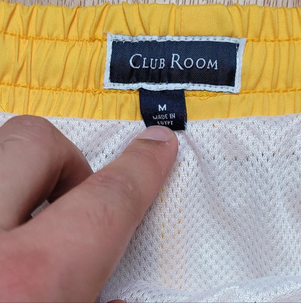 Club Room Color Block Swim Trunks Size Medium - Picture 3 of 5